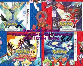 Pokemon X Y Etsy