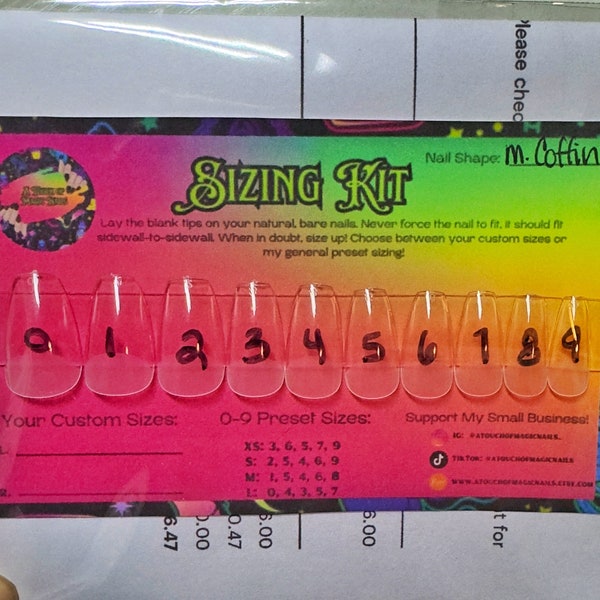 Nail Sizing Kit