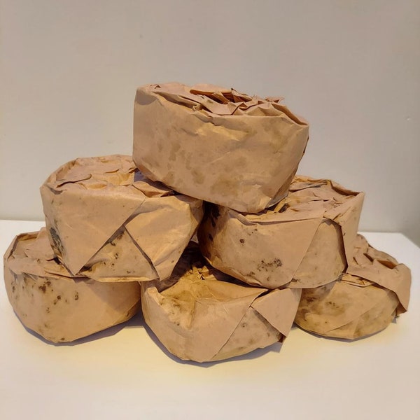 Authentic raw african black soap