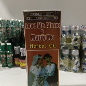 African Insurance Love Me Alone & marry Me  herbal oil