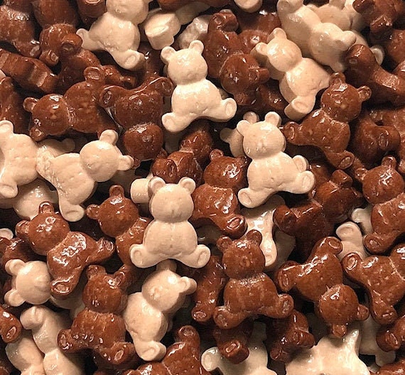 Teddy Bear Sprinkles Teddy Bear Candy Sprinkles Bear Cake Etsy