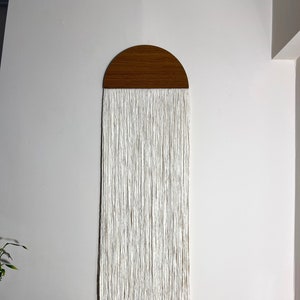 DeepB Boho Wall Hanging - Half Moon - Macrame Wall Hanging - Textile Art - Macrame - Wall Decor