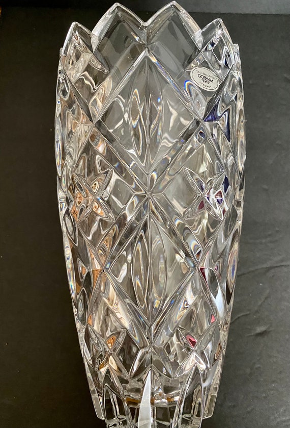 Gorham Vintage Lead Crystal Vase. - Etsy
