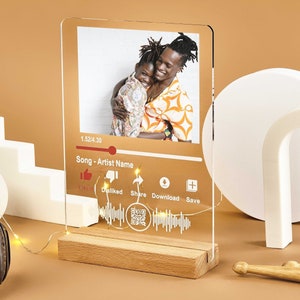 PERSONALIZED Music Plaque Couples Gif Favorite Song Gift for - Etsy