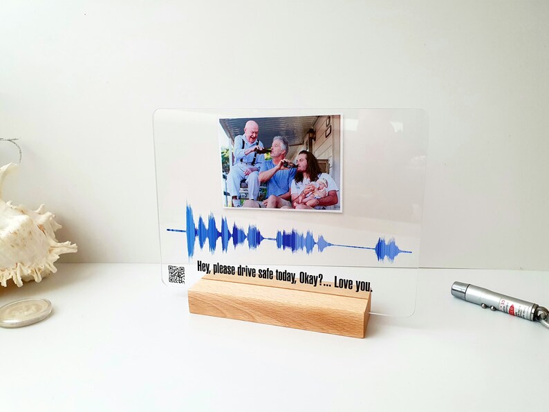 Voice Memorial With Qr Code Gift for Loved One Loss Loved Etsy