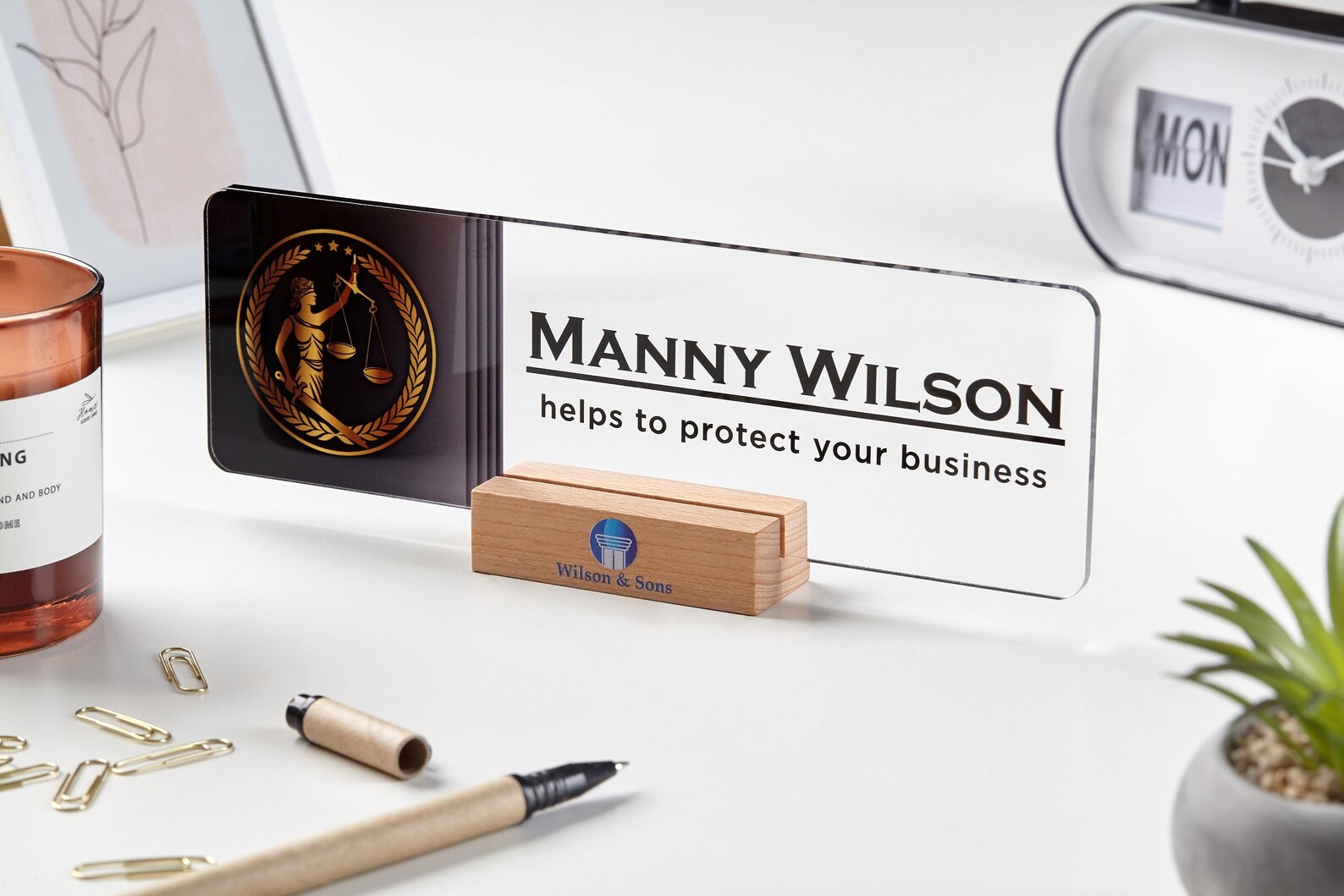 Lawyer Name Plate Lawyer Design Nameplate Custom Name Plate Etsy