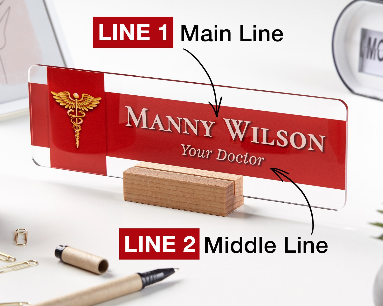 Doctor Nameplate Nursing Name Plate Personalized Desk Name Etsy