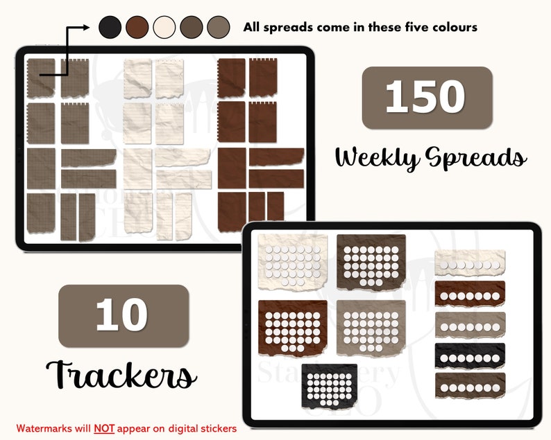 Goodnotes Stickers Scrapbook Digital Stickers Ipad Digital Etsy