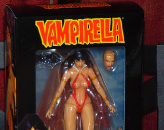 1970s Comics Version Vampirella Female Fantasy Horror Icon 1/12 Scale Action Figure, Classic Costume, Female Vampire, Executive Replicas