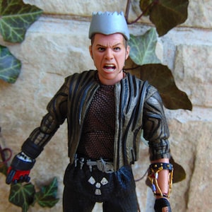 1989 Back to the Future Part 2 Movie Griff TANNEN 7 inch Scale Action Figure, BTTF Film Accurate Accessories, Neca Reel Toy