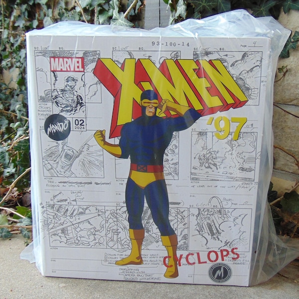 X-Men 97 Cartoon Animated Cyclops 12in Action Figure (80s Costume Limited Edition Variant), Mondo Exclusive 1/6 Scale 1990s X-Men Collector