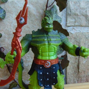 200X He-Man and the Masters of the Universe Classic Villain WHIPLASH Action Figure, Mattel Early 2000s MOTU