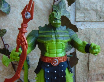 200X He-Man i Władcy Wszechświata Klasyczny złoczyńca WHIPLASH Figurka akcji, Mattel Wczesne lata 2000. MOTU