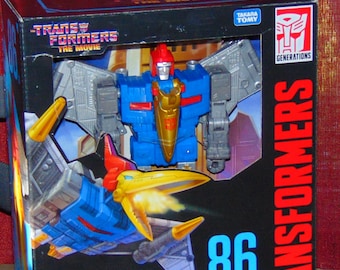 1986 Transformers The Movie Leader Class Dinobots (9-calowa figurka robota) SWOOP, oryginalne pudełko, Studio Series 86, Misb