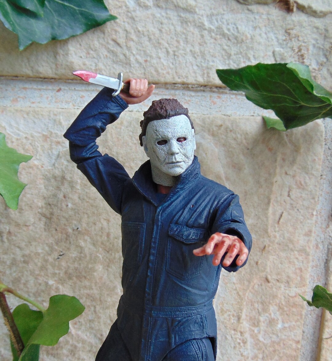 Michael Myers 7 Inch Action Figure W/ Butcher Knife & Alternate Hands ...