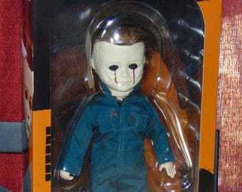 Living Dead Doll 1981 Michael Myers Halloween II Horror Movie Collector Figure, Iconic Psycho Killer LDD Stylized Collectible Toy