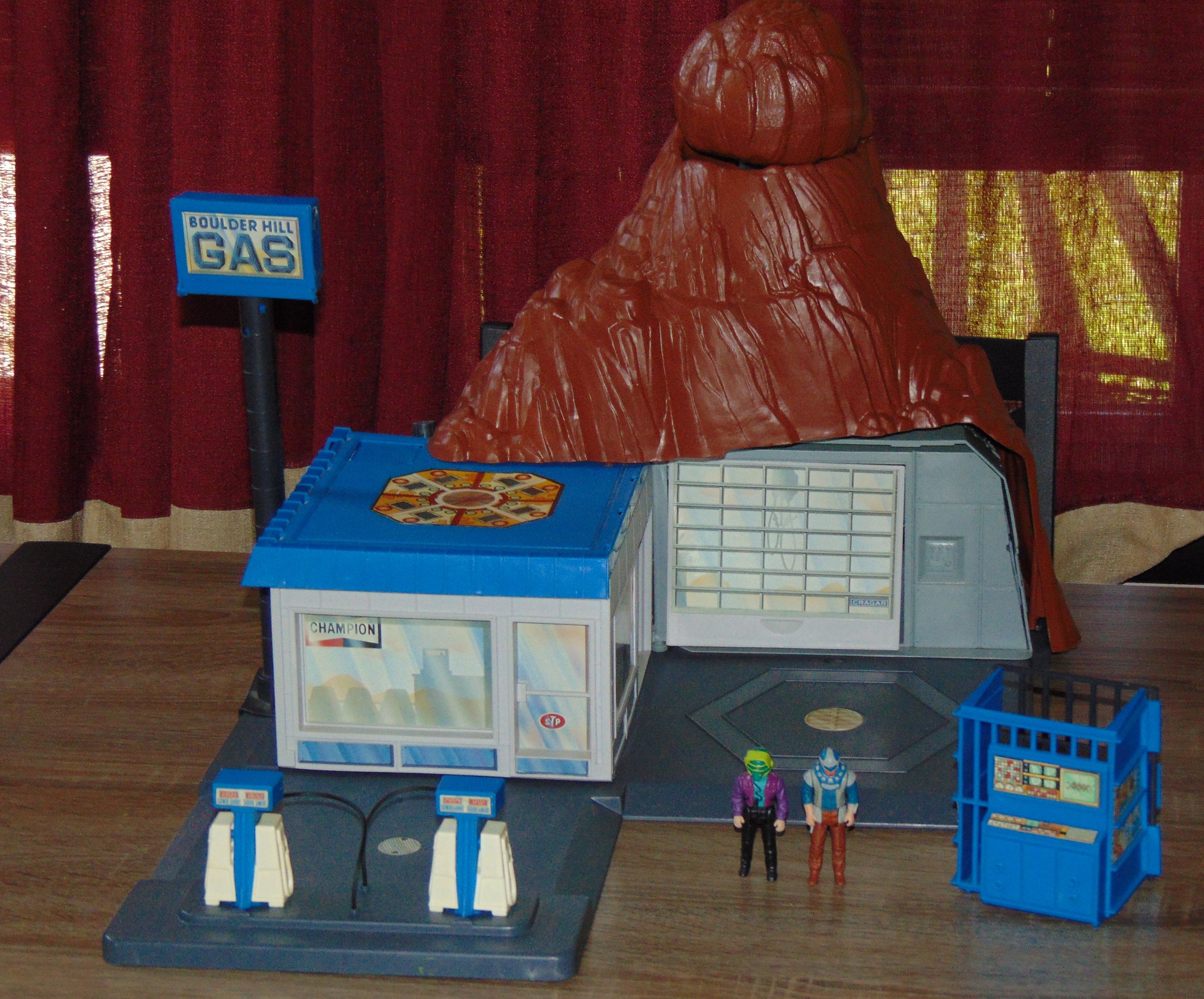 Véhicule MASK Kenner 1985 - Poto Mitrailleuse Base Boulder Hill - Jouet Vintage