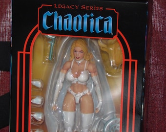 Lata 90. Coffin Comics Lady Death Chaotica Fantasy Female Warrior Figurka akcji Sorceress w skali 1/12, Heavy Metal Art, repliki wykonawcze