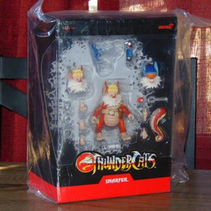 1980s Cartoon ThunderCats SNARFER, Adult Collector Action Figure Box Set, Super7 Ultimates, Tools, Accessories, New in Box