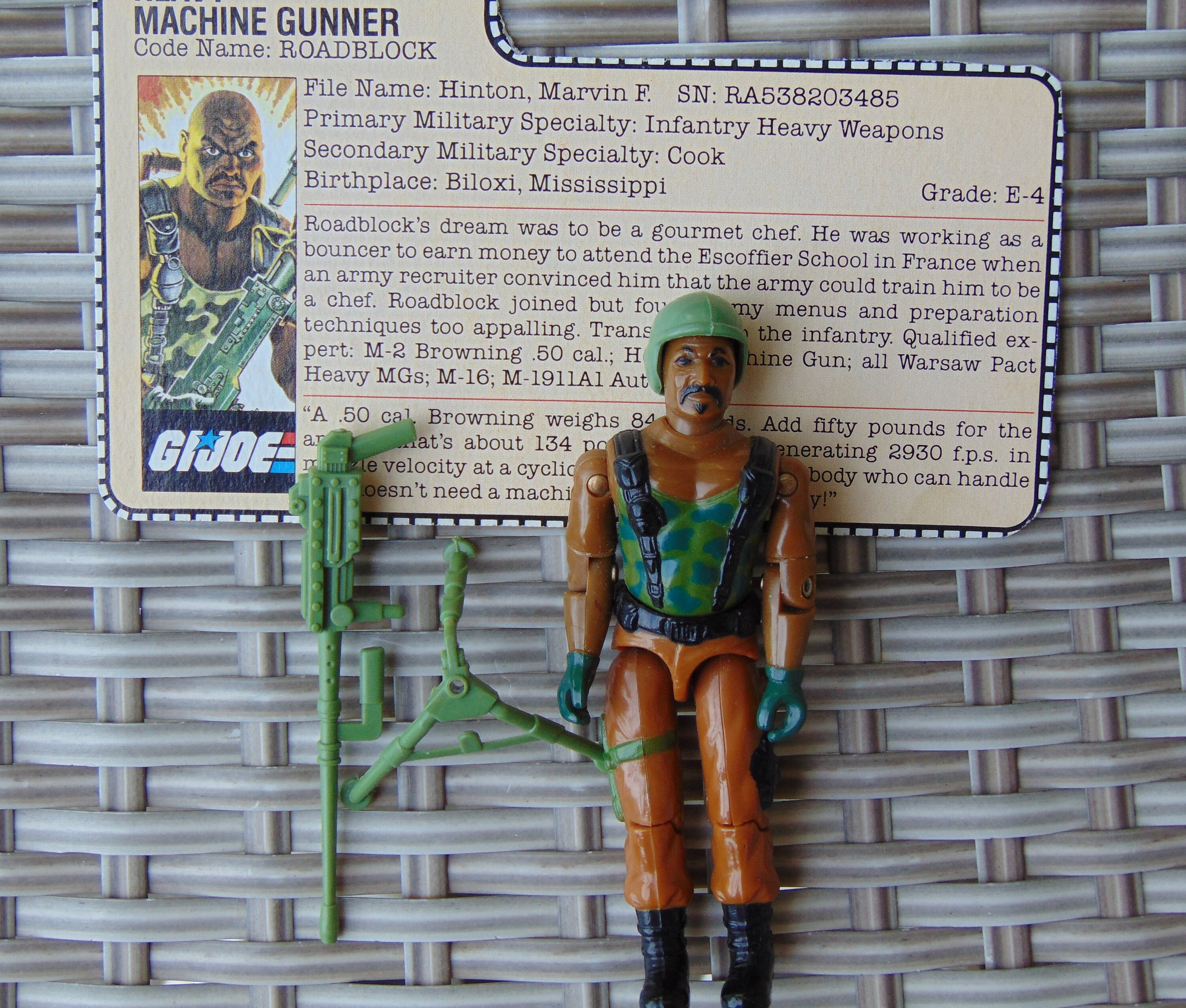 1984 Original G.I. Joe ROADBLOCK v1 