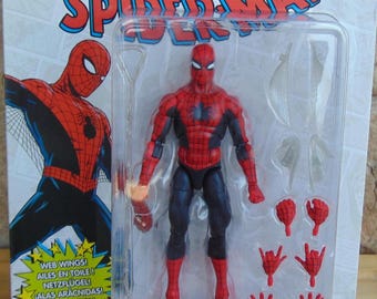 The Amazing Spider-Man Comics Retro Marvel Legends Figure Lot 1960s Amazing Fantasy 1st Appearance Costume