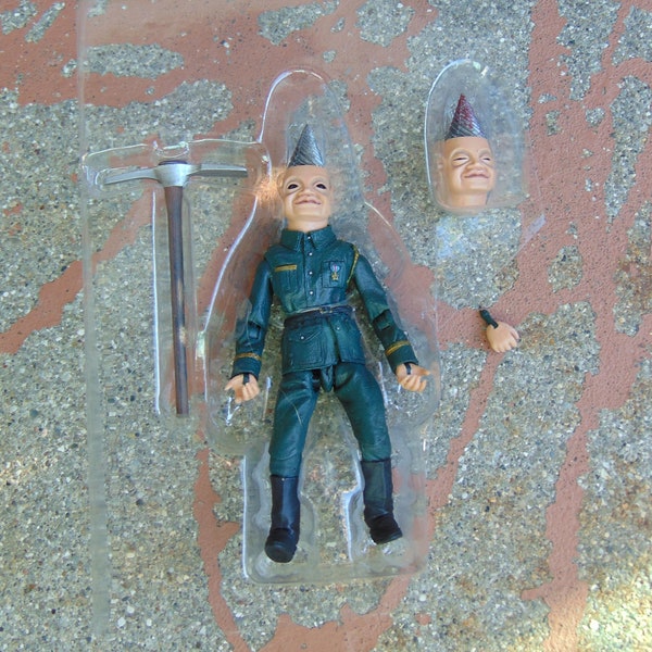 1980s Puppet Master Movie TUNNELER 3.75 inch Action Figure w/ Accessories, Neca Reel Toys Horror Adult Collector, Clean, Like New