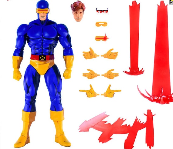 X-men 97 Cartoon Animated Cyclops 12in Action Figure (80s Costume