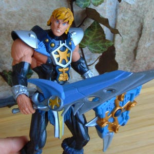 Rare 200X Shield Strike He-Man, Masters of the Universe Action Figure, Mattel Early 2000s MOTU