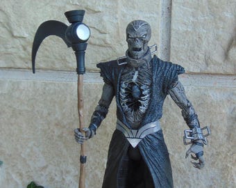 DC Comics Green Lantern Villain NECRON Action Figure, 9 Inch Display Collectible, DC Cosmic Grim Reaper, The Black Lanterns Blackest Night
