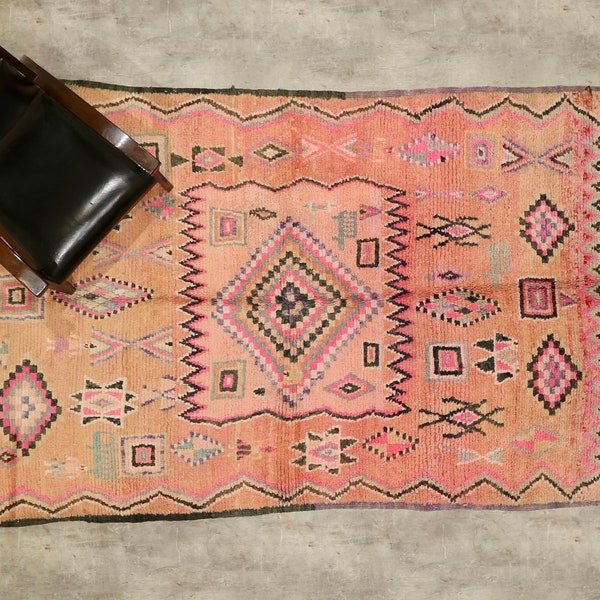 Pink Moroccan Rug Etsy