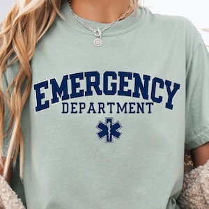 Emergency Department SVG: ER Nurse Shirt Design, Hospital Logo (Digital Download)