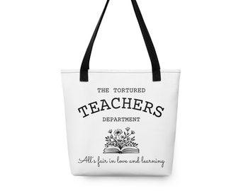 Gemarteld Leraren Afdeling Tote Bag, Leraar Swiftie, Gemarteld Dichters Afdeling Tote