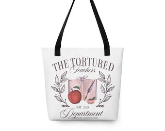 Gemarteld Leraren Afdeling Tote Bag, Leraar Swiftie, Gemarteld Dichters Afdeling Tote