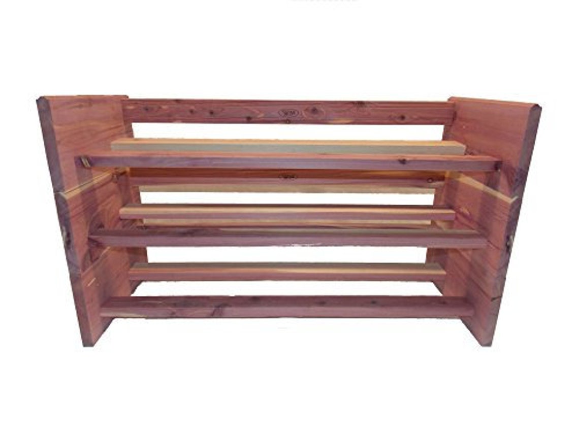 Cedar Shoe Rack Etsy