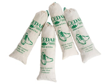Cedar Shoe Fresheners  4 - pack