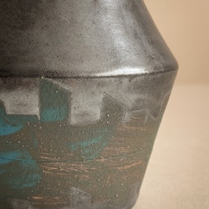 Hand made pottery water jug. Inspired by midcentury modern vase, home decore. Ikebana vases image 10