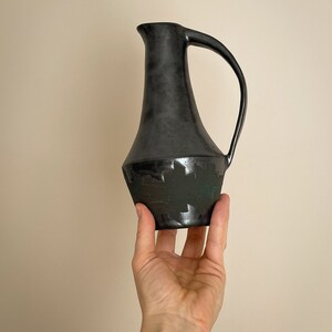 Hand made pottery water jug. Inspired by midcentury modern vase, home decore. Ikebana vases image 7