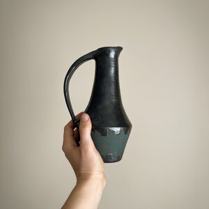 Hand made pottery water jug. Inspired by midcentury modern vase, home decore. Ikebana vases image 8