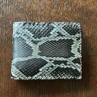 Genuine Python Snake Skin Bifold Wallet - Etsy
