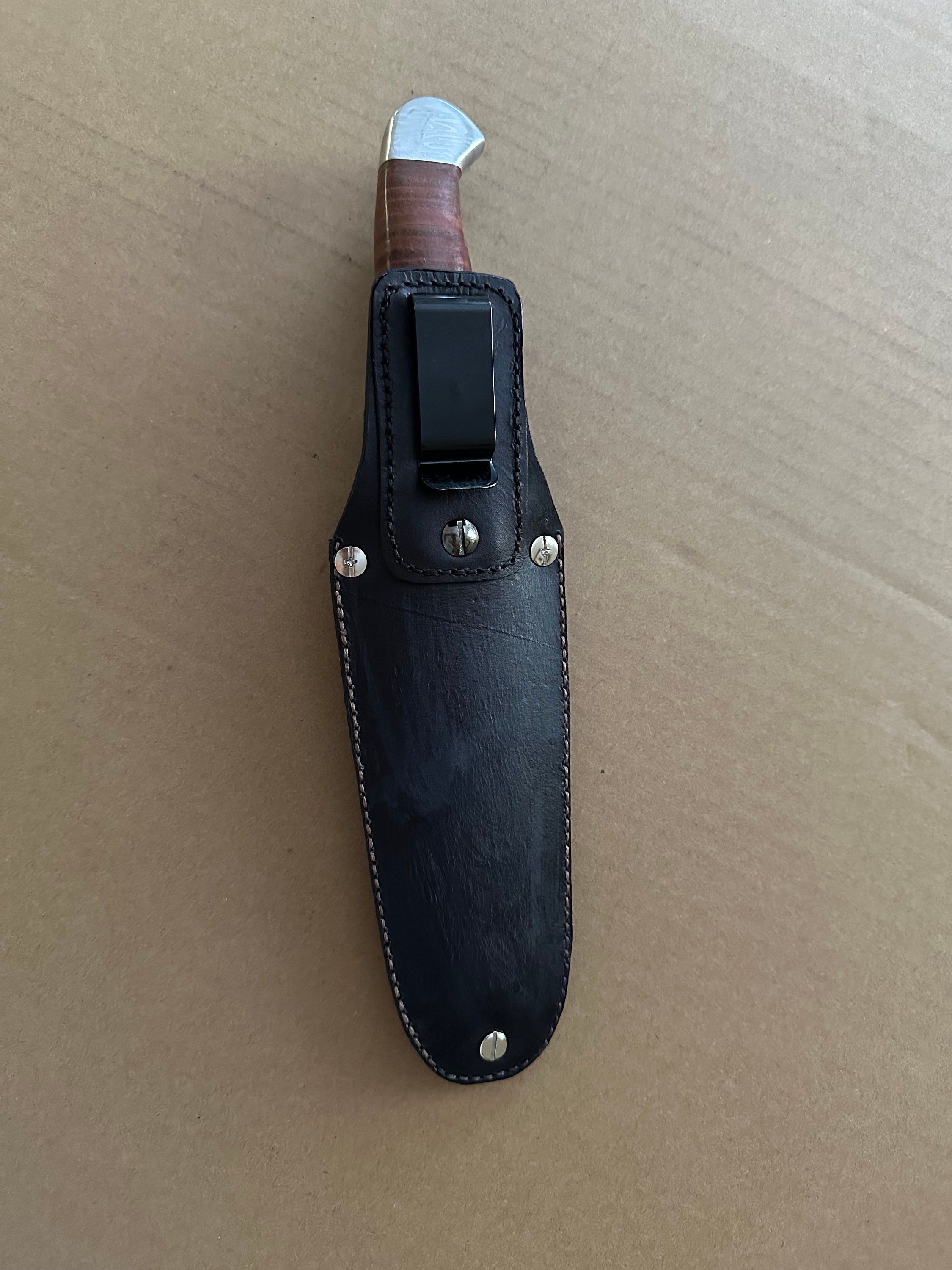 Natural Python Knife Sheath (5” Blade)...knife Included - Etsy