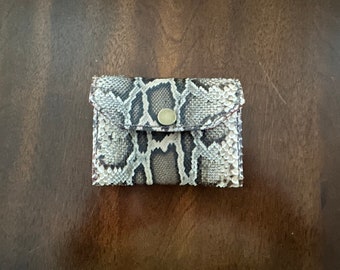 Natural Python Minimalist Wallet - Everglades Series