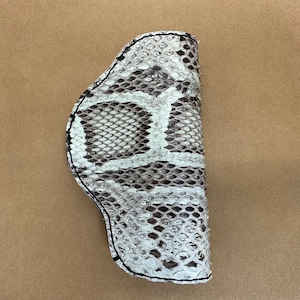 Tanned Python Gun Holster (clip-on) - Everglades Series