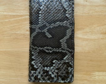 Natural Python Long Wallet -  Everglades Series