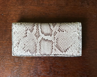 Tanned Python Long Wallet - Everglades Series