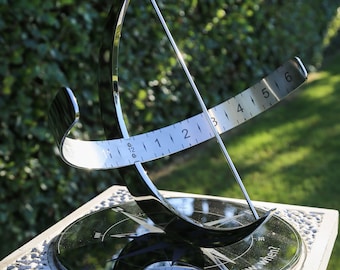 Personalised Handmade Stainless Steel Sundial