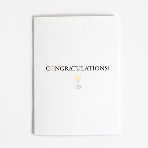 Félicitations Champagne A2 Carte De Vœux | carte de fiançailles | carte de mariage de félicitations | carte pour la mariée | carte diamant | carte de mariage