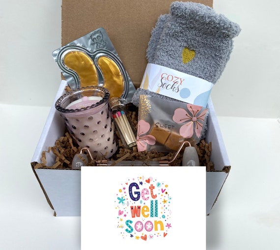Get Well Soon Gift Box Care Package Self Care Present Gift for Her