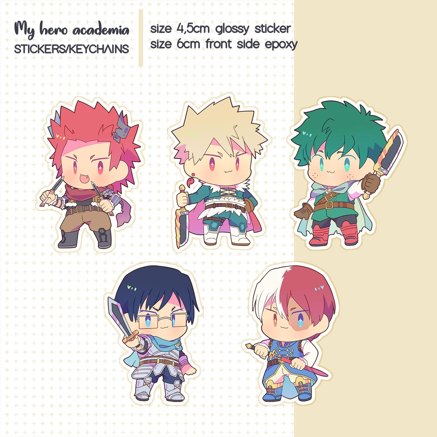 My Hero Academia Card Sleeves - Etsy
