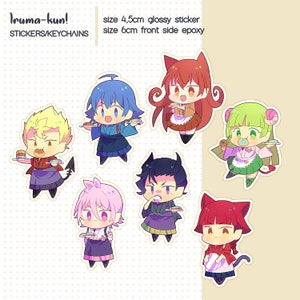 Autocollants et porte-clés Marimashita Iruma-kun