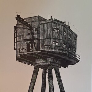Maunsell Fort Lino Print